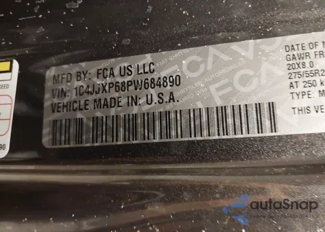 2023 Jeep Wrangler 4Xe Sahara 4X4 из США, поврежденный, VIN 1C4JJXP68PW684890